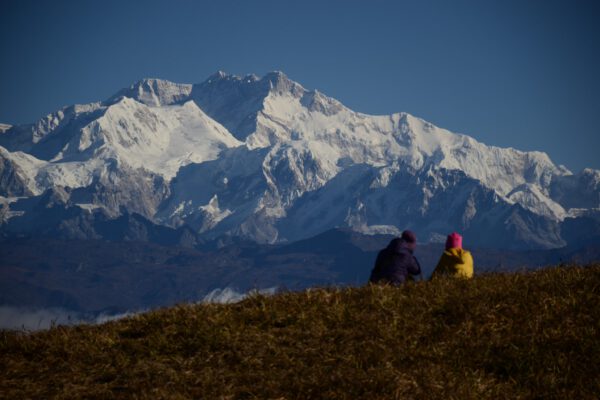 Kabru South and North peaks and the mighty Kangchenjunga by Srimati Banerjee - Priyadarshi Gupta Kabru South and North peaks and the mighty Kangchenjunga by Srimati Banerjee - Priyadarshi Gupta