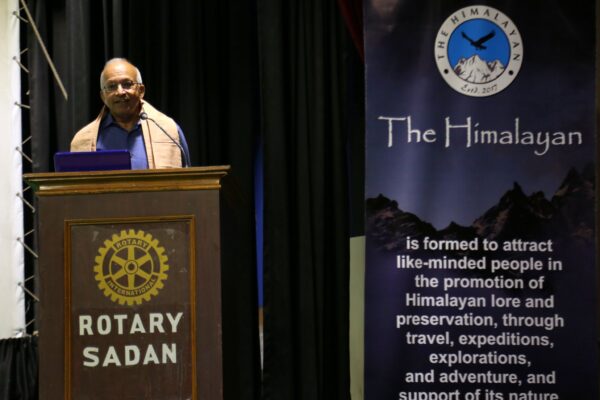 Sujoy Das photo during THE HIMALAYAN -Kangchenjunga lecture